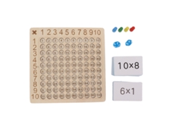 Juego de mesa de multiplicación 2026 para niños - Juguete de madera - Material didáctico para la primera infancia