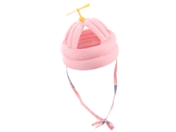 Casco De Seguridad Para Bebé Ligero, Transpirable Y Ajustable, Color Rosa.