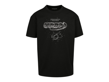 Camiseta MISTER TEE Oversize Nasa Moon Negro (5XL)