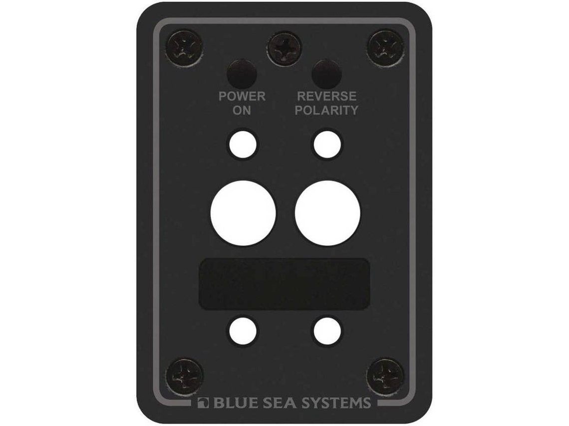 Painel BLUE SEA A-Series Double Blank Mounting Panel Negro