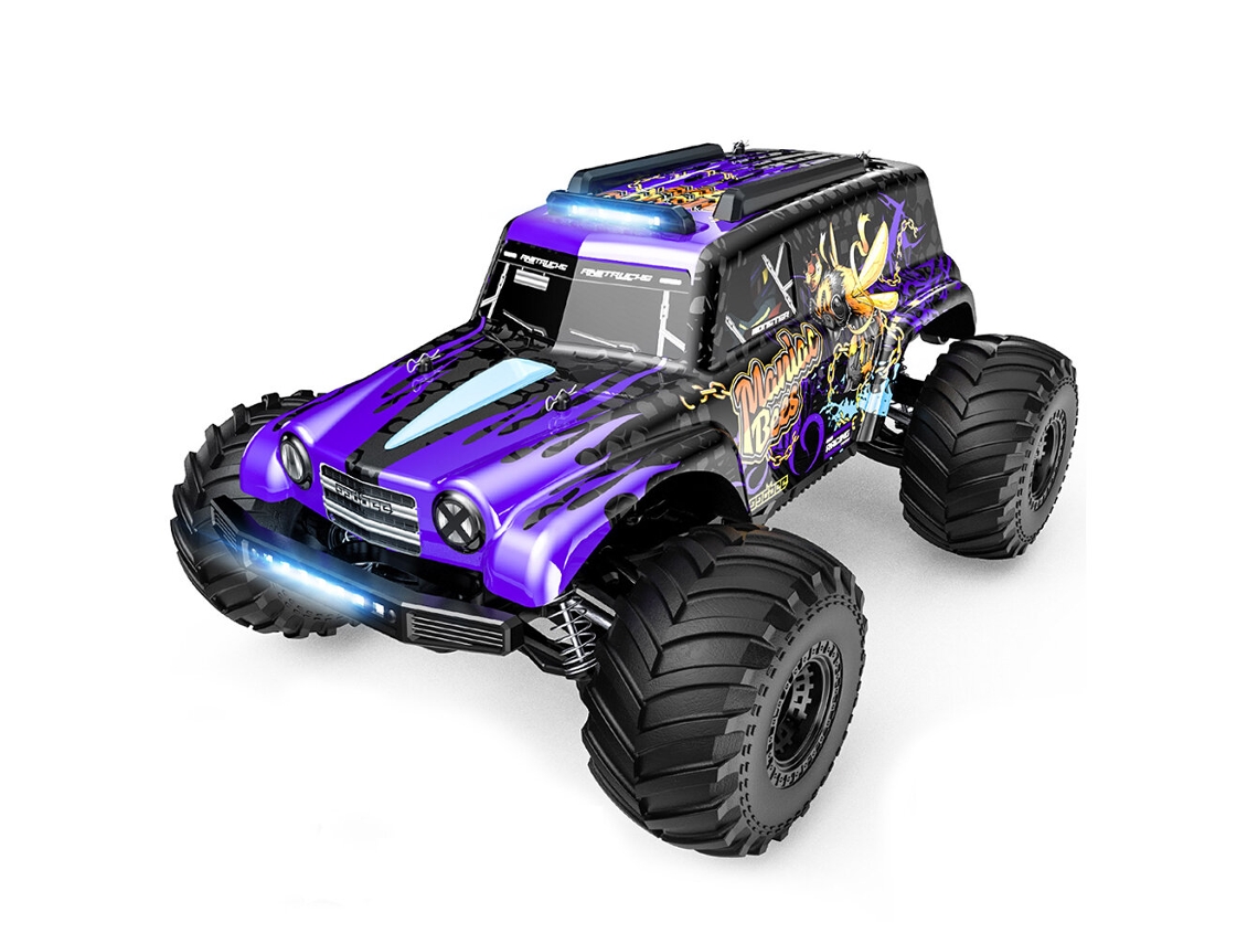 Morado enoze 9007e 1/14 2.4g 4wd Alta Velocidad Control Totalmente Proporcional Coche De Carreras Todoterreno Rc Modelos De Vehículos Rtr