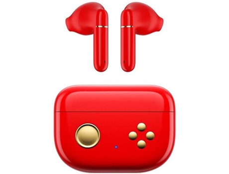 Auriculares Azultooth True Inalámbrico F2-2 (In Ear - Micrófono - Rojo)