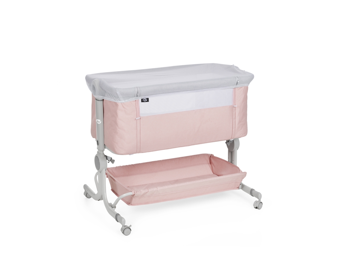 Co - Cuna Mecedora para Dormir MS Comfy Cot 430109 - Cuna Mecedora Ajustable a Varias Alturas - Reclinable - Colchón Incluido y Mosquitera Estándar