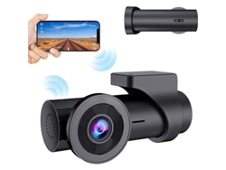 Cámara Para Coche Full Hd 1080p Con Wifi, Sin Pantalla, Gran Angular De 170°, Grabación En Bucle Y Soporte Giratorio De 360°.