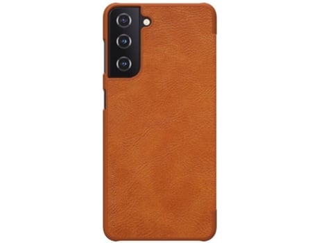 Carcasa Samsung Galaxy S21 5G NILLKIN Qin Original Marrón
