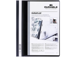 Carpeta DURABLE Duraplus Negro (A4)
