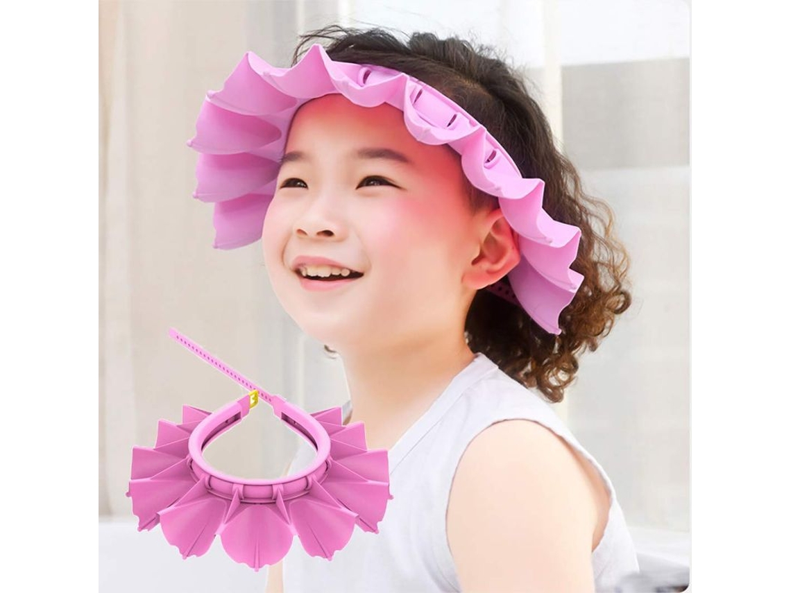 Gorro De Baño De Silicona Para Bebé, Ajustable, Protector Suave, Ideal Para El Baño Y Los Cortes De Pelo.