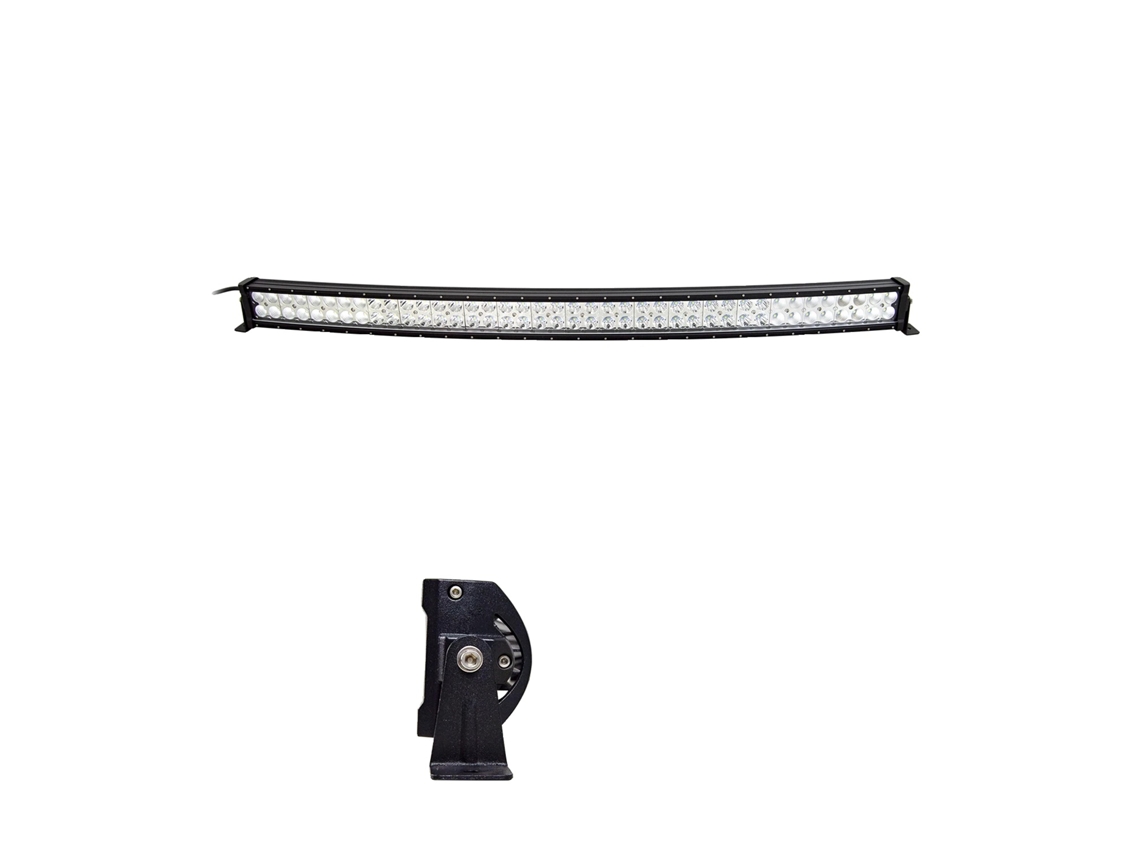 Barra de luces LED curva, opciones de potencia de 120 W a 300 W, resistencia al agua IP67, kit inalámbrico OEM de 42 pulgadas