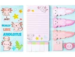 Juego de notas adhesivas Eifson Notepad (550 hojas, color Salamandra)