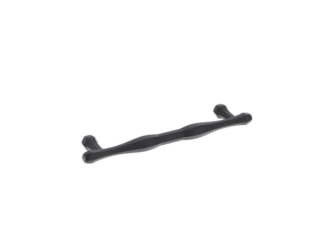 Tirador para mueble Aleación de zinc. Estilo clásico. Distancia entre ejes 128. Barniz negro mate HARDWAREXCHANGE
