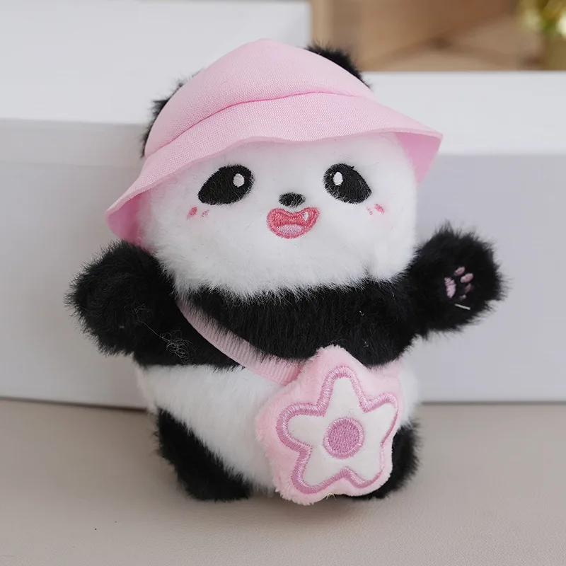 (rosa) Lindo Llavero De Peluche De Panda Chino, Accesorios Para Mochila