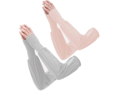 Pares de mangas de protección solar UV para hombres y mujeres, mangas deportivas refrescantes UPF 50 para fútbol y golf.