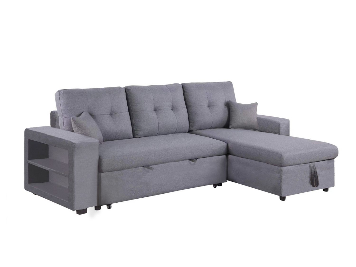 Rinconera convertible 4 plazas gris GLASGOW CONCEPT U