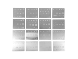 Juego De 16 Moldes De Reballing Bga Para Reparación De Chips Ic De Iphone