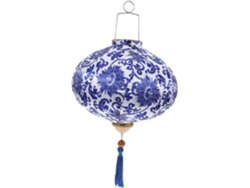Farol Colgante Asiático De Tela Satinada Impermeable, Elegante Diseño Antiguo, Para Decoración.