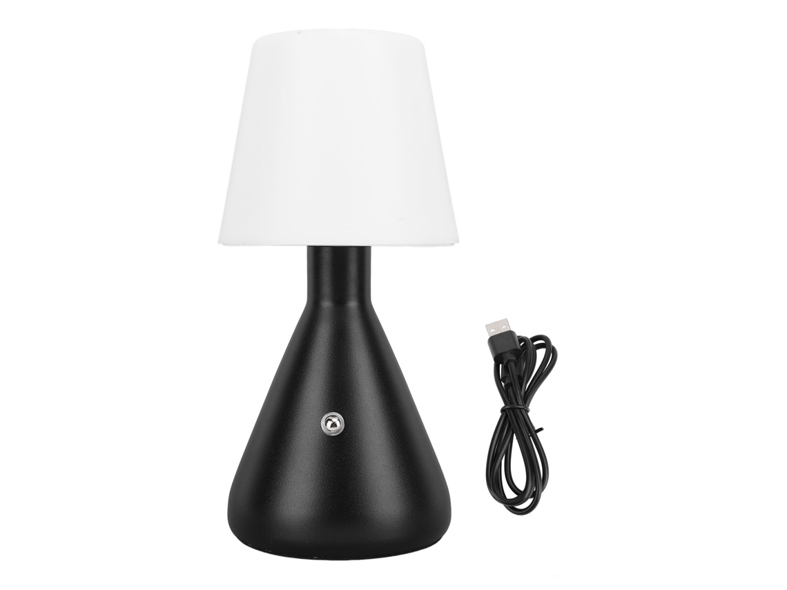 Bj-lâmpada De Mesa Portátil De Metal Sem Fio Led Com Controle Táctil 3 Cores E Regulável De Carga