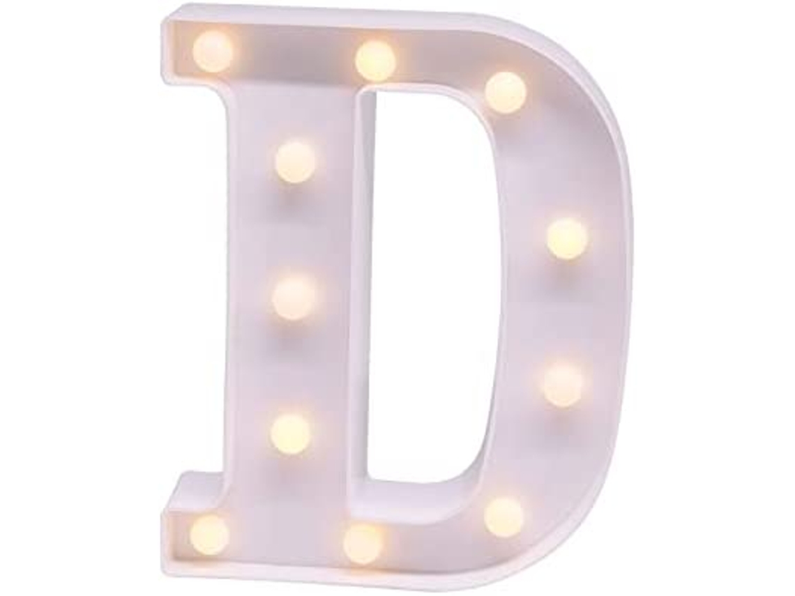 Letras Com Luzes Led Para Decoração De Interiores D