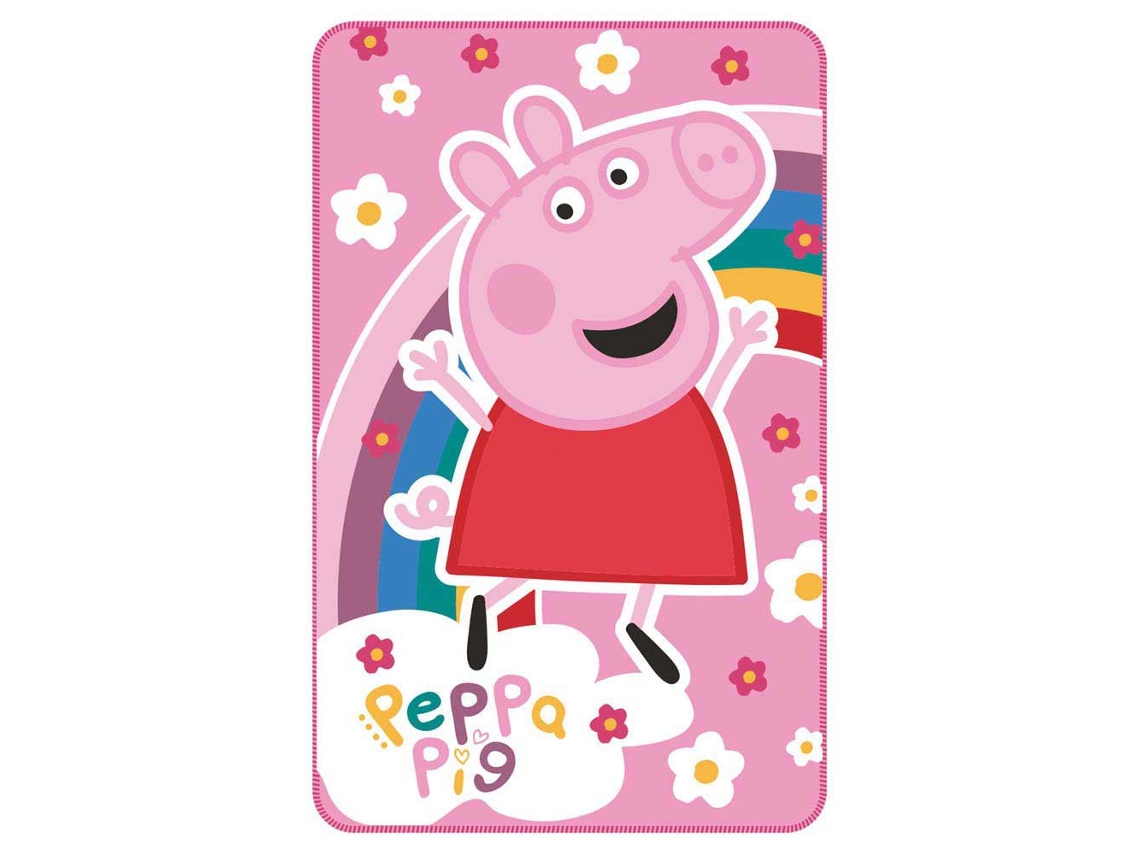 Cobertor 150X95 Cm 200G Rosapeppa Pig