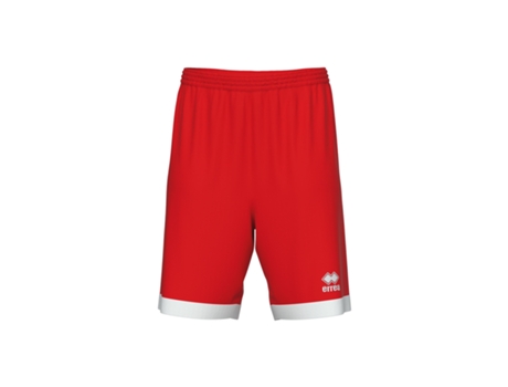 Pantalones Cortos para Baloncesto ERREA (Unisex - Rojo - 2XL)