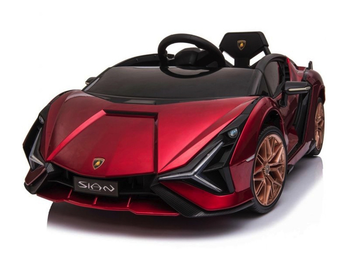 Lamborghini Sian, Coche Eléctrico Infantil 12v Con Puertas Tipo Ala De Gaviota.