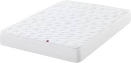 Belnou Protector De colchon funda acolchada. cubre sobrecolchon. algodon reversible transpi oslo1 blanco 150x190 cm