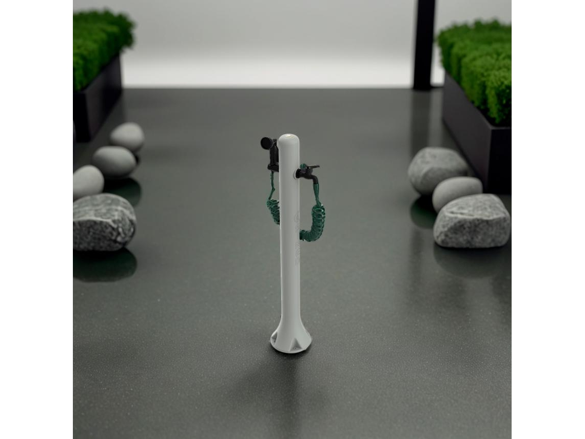 Fuente de Jardín SINED Fontana Acqua Pro Tortora (Marrón - Polietileno HD - 27x23x99 cm)