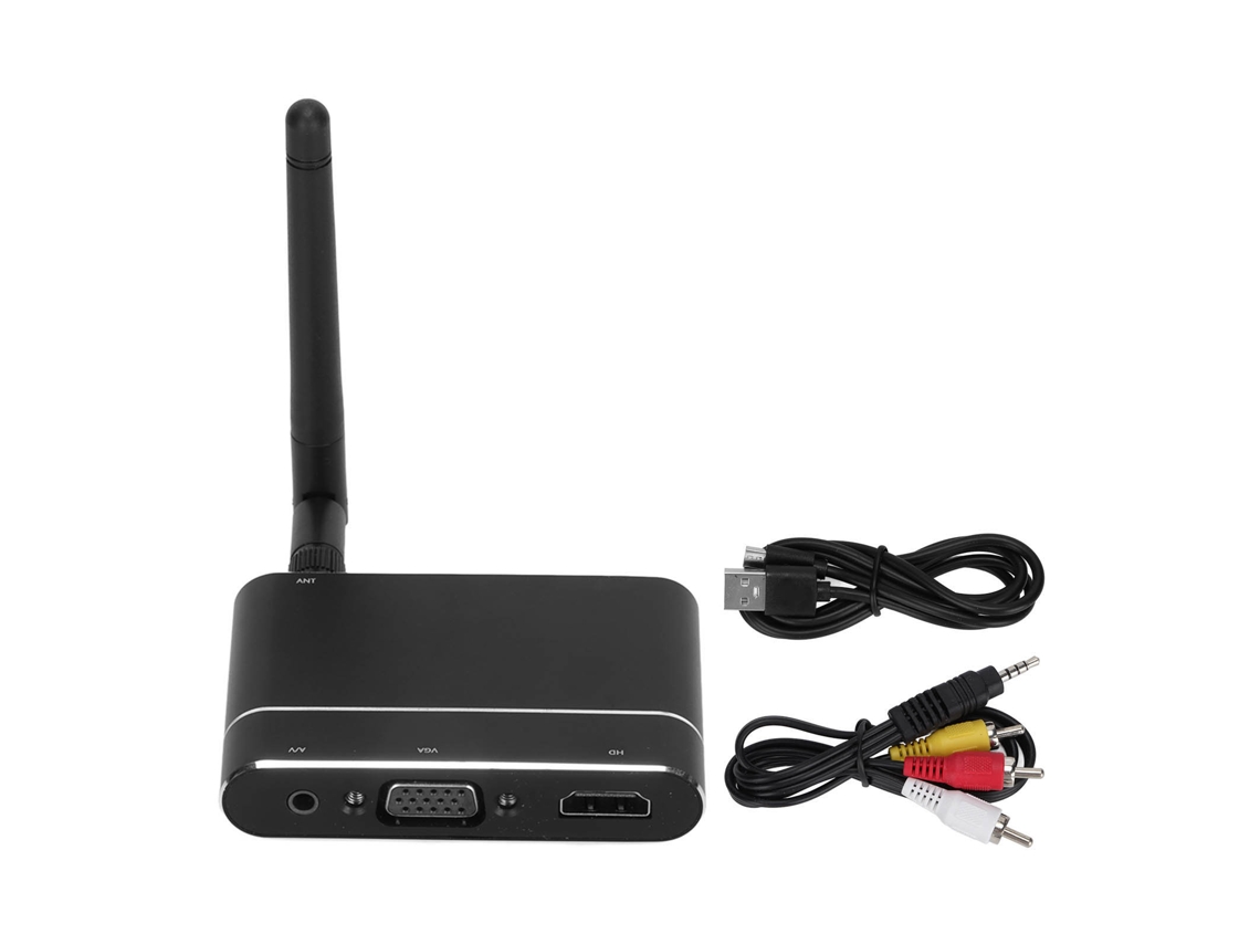 Adaptador Inalámbrico Hd 1080p Para Pantallas Con Interfaces Hdmi, Vga Y De Audio, Compatible Con Miracast Y Airplay.