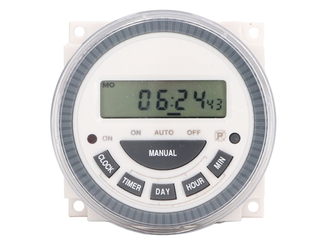 Temporizador Digital Programable De Alta Precisión Con Relé Y Control De Tiempo Ac200