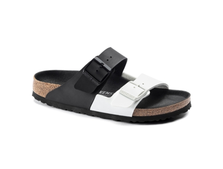 Sandalias Unisex BIRKENSTOCK Arizona Birko Flor Blanco (38)