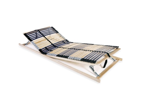 MAISON EXCLUSIVE Tarima de Somier de 42 Lamas 7 Zonas 90X200 cm