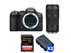 Canon Eos R6 Mark Ii + Rf 100-400mm F/5.6-8 Is Usm + 1 Sandisk 256gb Uhs-ii 300mb/s + 2 Canon Lp-e6nh + Ebook “20 Consejos Para Fotos Que Impactan”