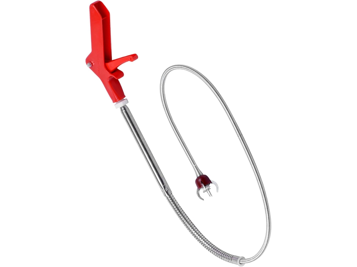 Barrena Flexible Para Inodoros De 130 Cm Con 4 Garras