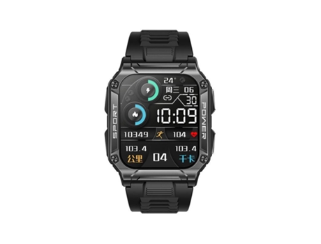 Reloj inteligente militar para hombre con función de llamada Bluetooth, resistente al agua IP69, para iPhone Android, negro VEANXIN