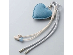 Charm Colgante Corazón Denim — Estilo Jeans Para Móvil