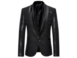 2026-chaqueta De Traje Con Secuenciales Para Hombre Mystdiy Con Un Botón Para Bodas Fiestas Y Cenas