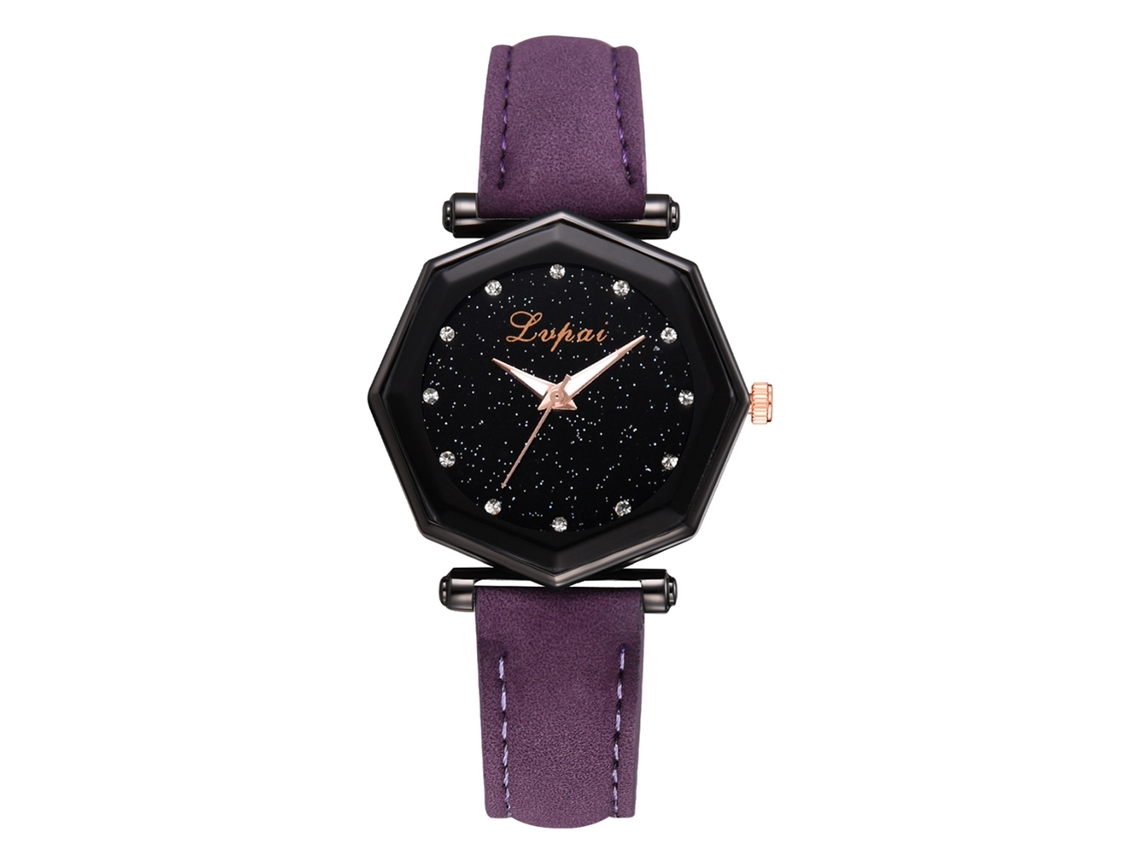 Reloj De Pulsera Zhoulianfa Para Mujer Con Correa De Pu Y Estampado De Mariposa (rosa)