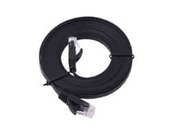 Cable Plano Utp De Parche De Red Rj45 Cat6 Ethernet Para Router Lan 1000m 3 Metros