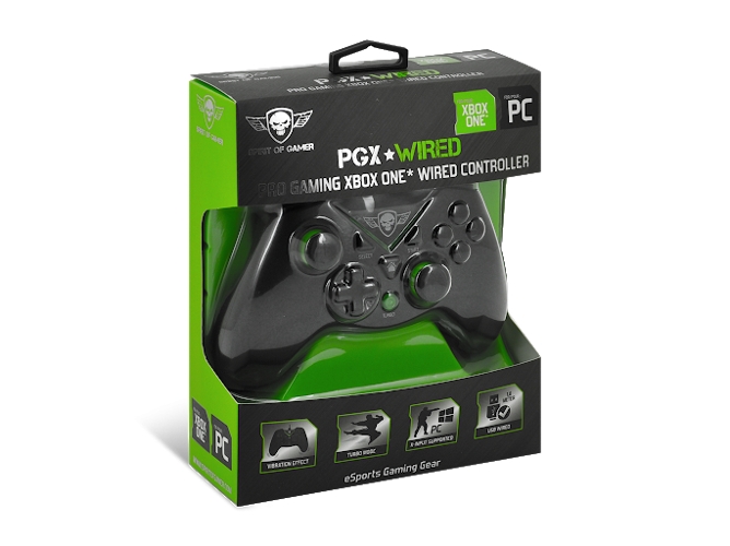 Mando Xbox One PGX WIRED Negro (Inalámbrico)
