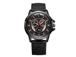 Reloj Deportivo Con Calendario Hannah Martin Pulsera Transpirable Cuarzo Negro