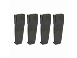 4 Piezas De Clip De Cinturón De Repuesto Para Radio Para Accesorios Portátiles Motorola Gp3188 Gp3688 Cp040 Etc.