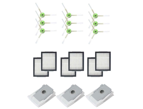 Es aplicable a los accesorios de Irobot Roomba I7 E5 E6 I3 Robot de barrido y cepillo para polvo de pantalla de filtro