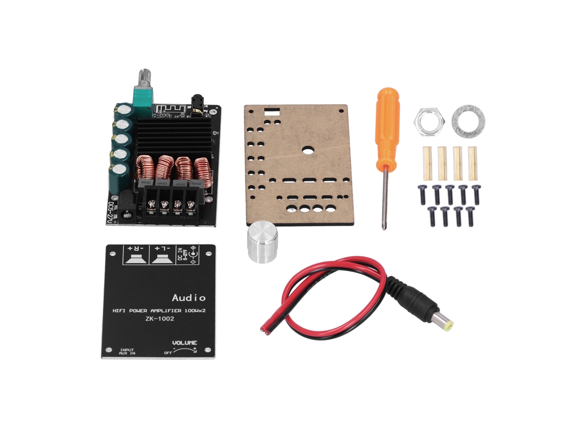 Módulo Amplificador De Audio Digital Hifi Bluetooth Aux Para Altavoces Domésticos