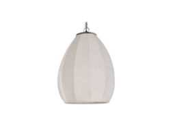 Lampara Techo Algodon Hierro Natural 37x37x50cm