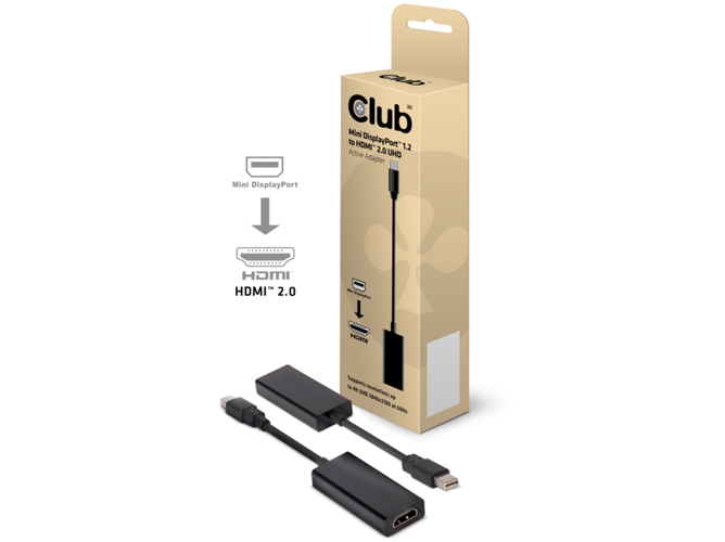 Adaptador HDMI CLUB3D (Mini DisplayPort - HDMI 2.0)