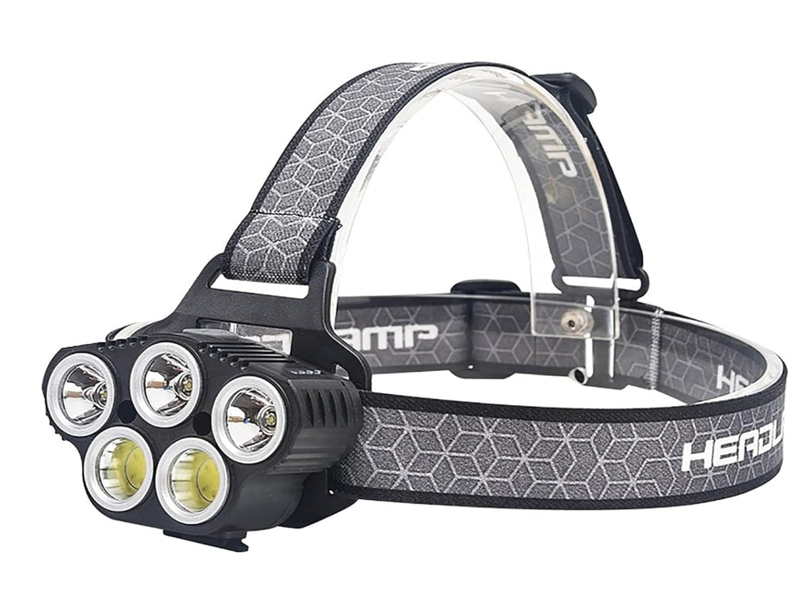 Linterna frontal USB superbrillante Yunzii con zoom, resistente al agua, ideal para adultos, camping, ciclismo, senderismo, caza y actividades al aire libre, color negro.