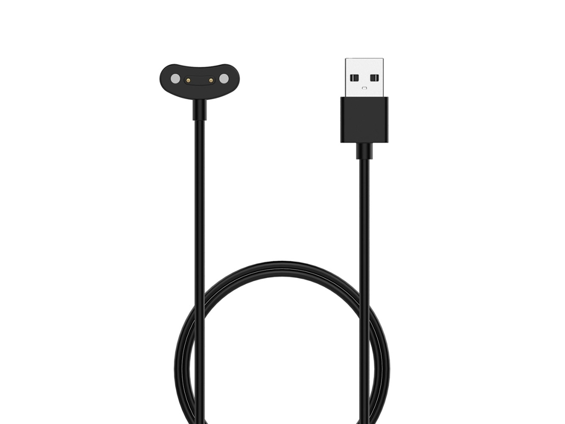 Cable de carga USB con cargador de base magnética para Ticwatch Pro 5, 1 m (negro)