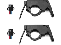 2 Aceleradores De Pulgar Extraíbles Para Bicicleta Eléctrica, Izquierdo/derecho, Modelo 109r, Para Bicicletas De 12v-72v.