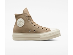 Zapatillas CONVERSE Chuck Taylor All Star Lift Platform Suede Mujer (36 - Blanco)