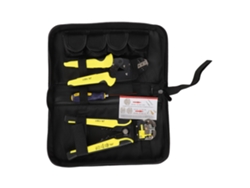 Herramienta De Crimpado Con Trinquete 4 En 1 Y Pelacables De 24-10 Awg.