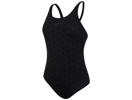 Traje de baño para Mujer SPEEDO Boomstar Allover Costas Muscle Negro para Natacion (EU 32)